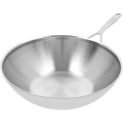 Demeyere Wok Flacher Boden 30 Cm, 18/10 Edelstahl -Zwilling Verkäufe 2025 000023867