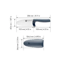 Zwilling Kochmesser 10 Cm, Blau -Zwilling Verkäufe 2025 36540 101 0
